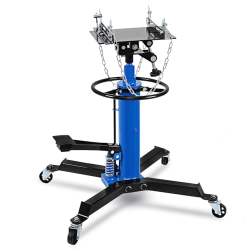 Iglobalbuy Gato de transmisión elevador de 0.6T, gato de transmisión hidráulica telescópico...