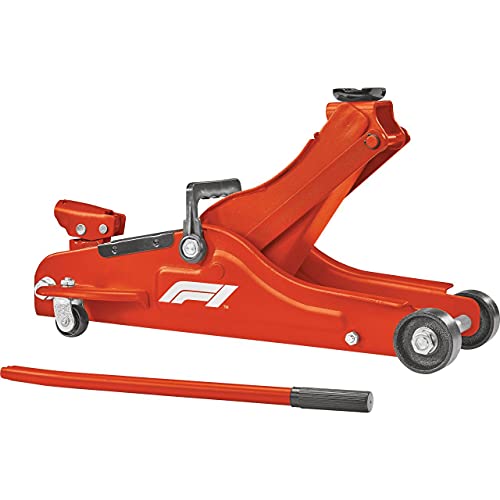 Formula1 Gato hidráulico de 2 toneladas, Gato Plano con asa de Transporte, para Coches Bajos,...
