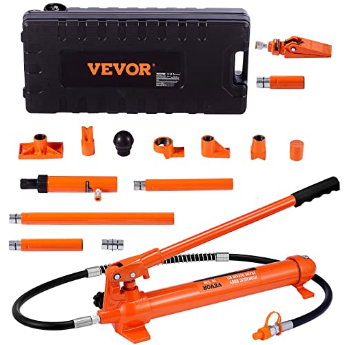 VEVOR Kit de Ariete Hidráulico Portátil 10 T Kit de Reparación de Energía para Carrocería 135...